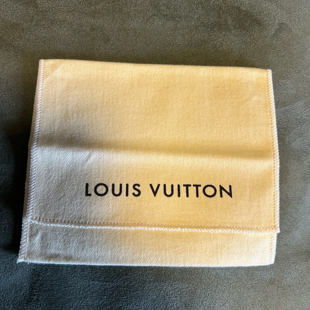 Louis Vuitton Leather Luggage Tag, Wallet Dustbag and Ombre Nomade BUNDLE!! - Picture 3 of 11